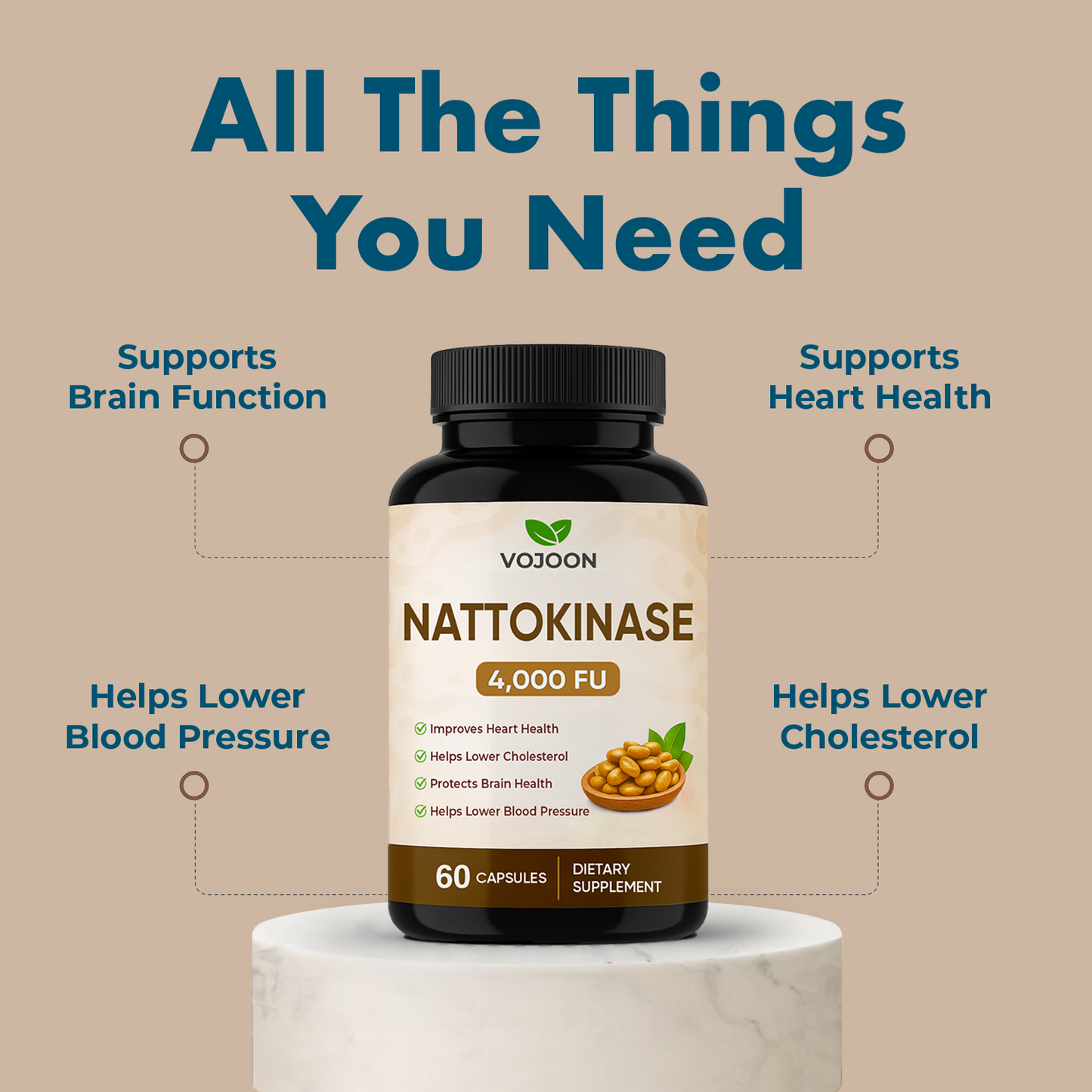 Vojoon Nattokinase Vascular Cleanser