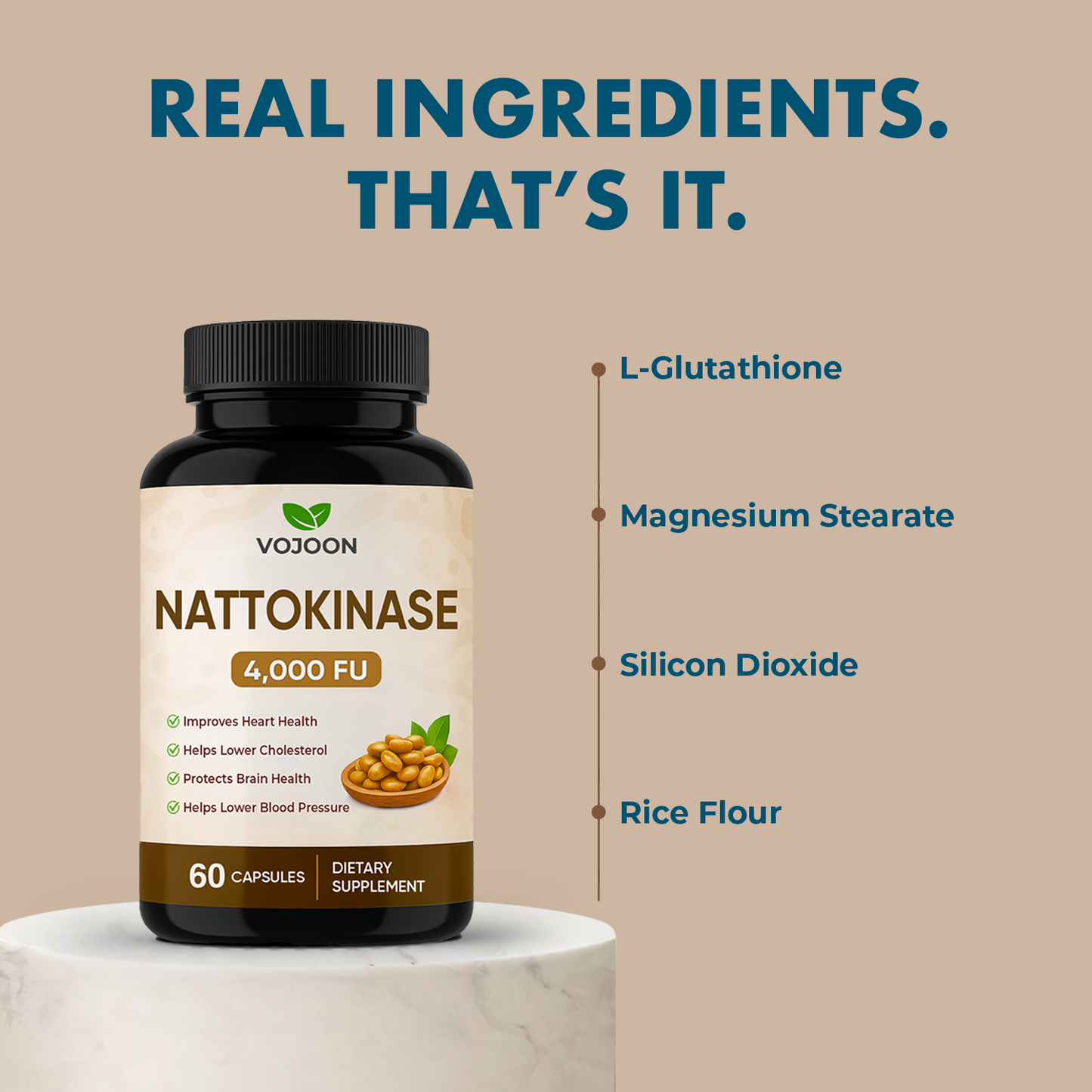 Vojoon Nattokinase Vascular Cleanser