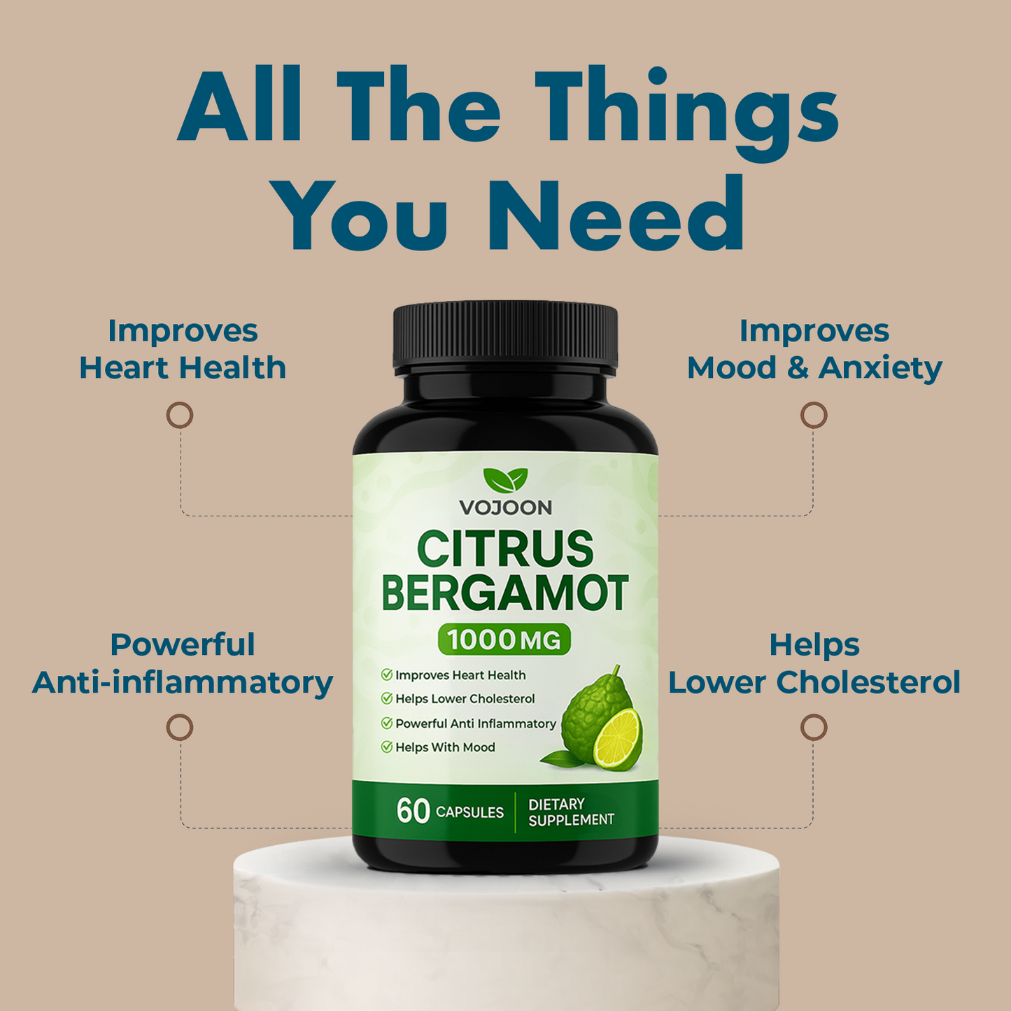 Vojoon Citrus Bergamot Cholesterol Manager