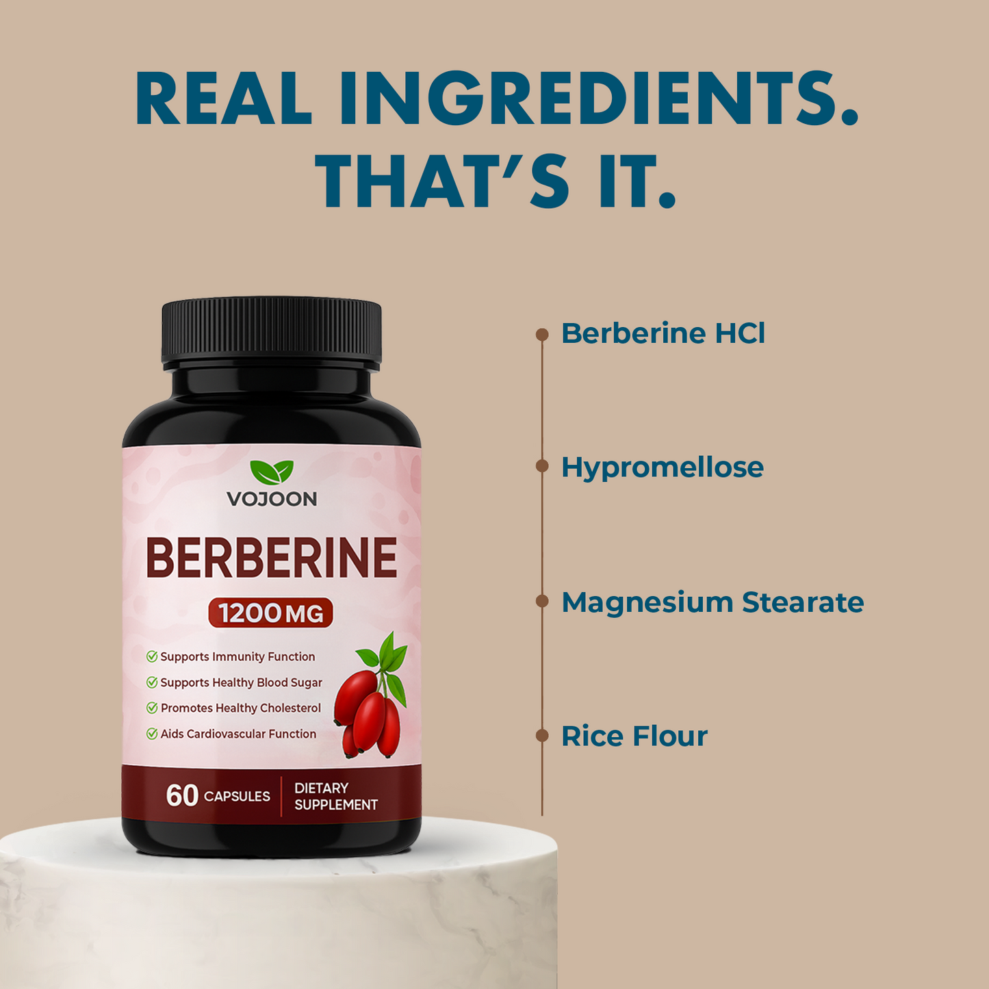 Vojoon Berberine Blood Sugar Control